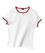 100% Cotton Jersey, 6.1 oz, Cap sleeves
